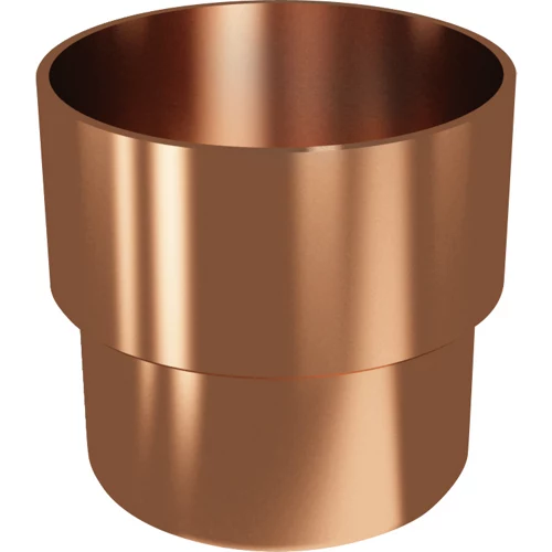 Manguito para tubo pvc ø 80 mm cobre