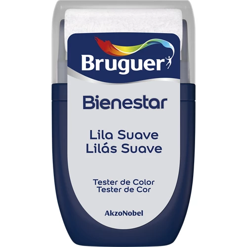 Tester bienestar pintura lila suave 30 ml