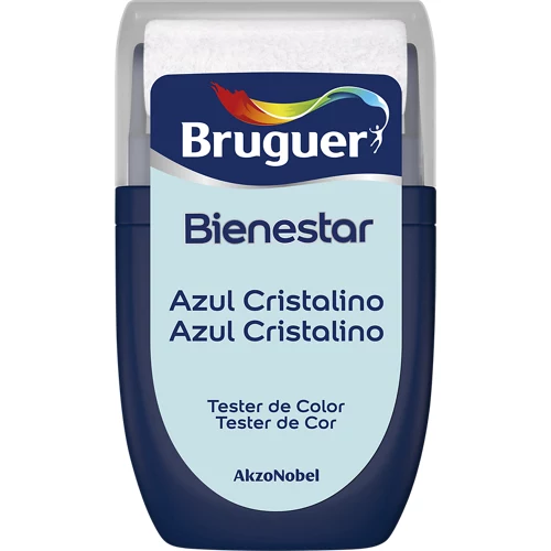 Pintura tester bienestar 30 ml azul cristal