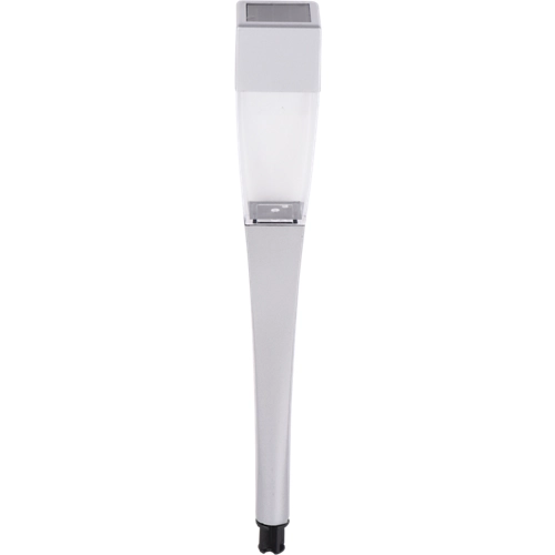 La luz solar LED inspira lectanto plateado