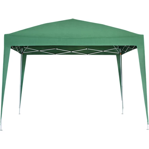 Cenador acero eori verde 295x295 cm