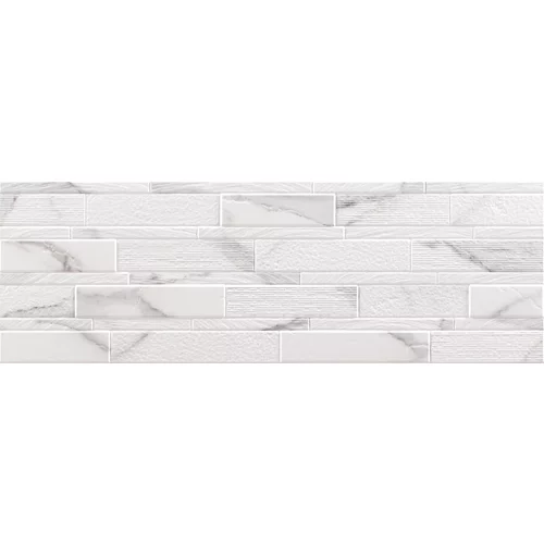 Godina argenta mosaico azulejo blanco 30x90 rc