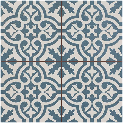 Berk suelo cerámico pizarra 45x45 en azul