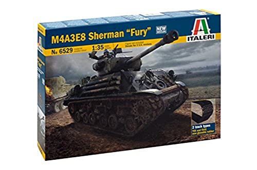 Carson Italeri 1/35 M4A3E8 Sherman Fury # 6529-Modelos, Plástico