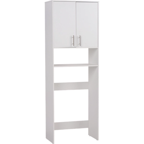 Kit armario de madera blanco 211x72,6x42 cm con 2 puertas.