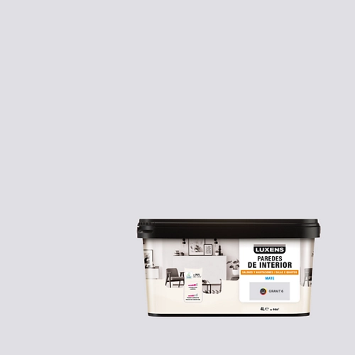 Pintar cuartos y salas luxens 4l granito 6