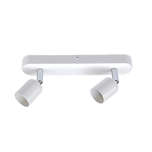 Spot 2 luces basic s/t blanco