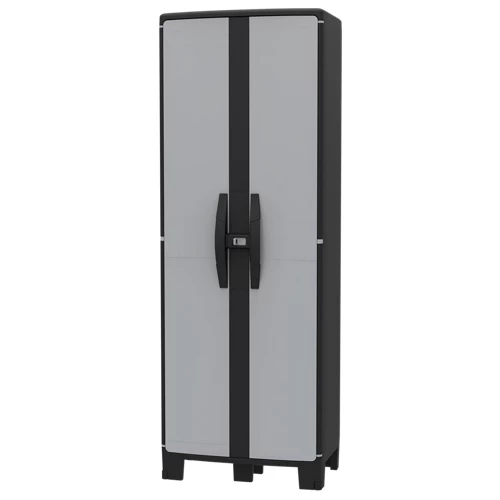 Mueble alto resina gris frio 180x65x39cm