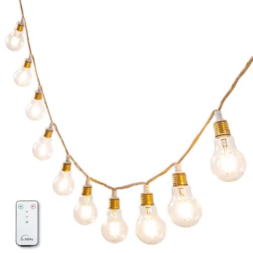 Guirnalda de cuerda LED de menta con control remoto inspirado