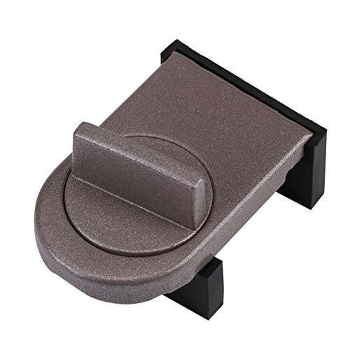 Fdit Paquete de 2 cerraduras para puertas de ventanas Cerraduras para puertas de ventanas de seguridad para bebés para niños Cerraduras de seguridad deslizantes ajustables