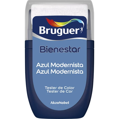 Pintura tester bienestar 30 ml azul modernista
