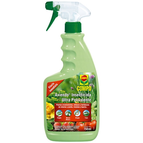 Insecticida multifuncional compo axiendo para interior, huerta y jardin 750ml