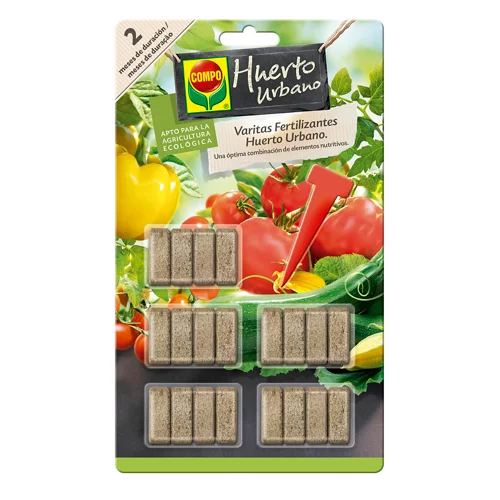 Fertilizante en barritas para la huerta compo para uso ecologico 20und
