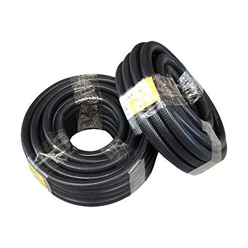 Edm Group 66344 Ferroplast para exterior, tamaño 16 mm Ce M-25, 25 metros, negro