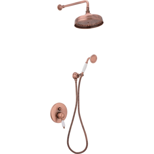 Juego de ducha empotrado monomando Huber oxford