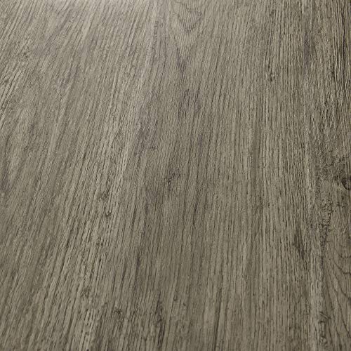 neu.holz Suelos decorativos de PVC-Vinilo Suelos laminados Suelos autoadhesivos de diseño 7 Lamas decorativas = 0,975 m² Roble tono gris 