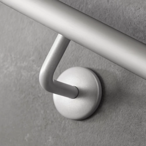 Fijación en el soporte de pared balaustrada cromada diámetro 42 mm