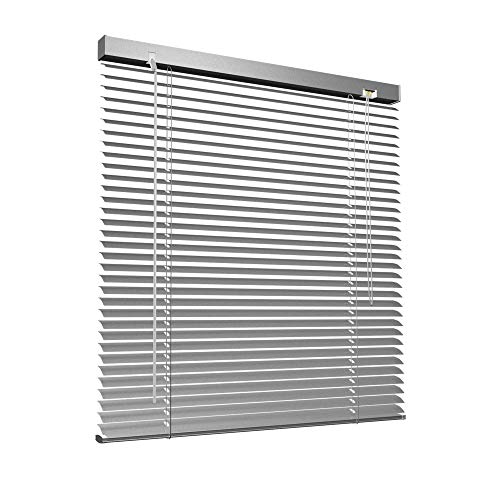 Persiana de aluminio Victoria M, 40 x 130 cm, Plata