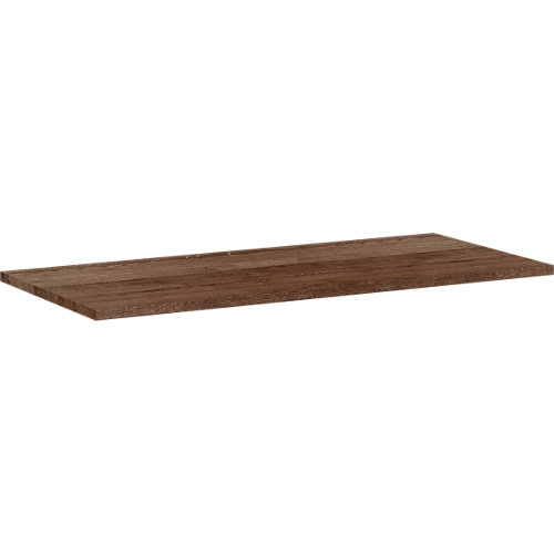 Encimera de baño Ares roble chocolate 81x3x46 cm