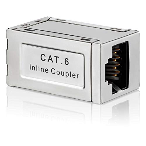 Conector hembra/hembra SEBSON RJ45, adaptador Ethernet de extensión para cable de red, cable de conexión, cable LAN - Empalme RJ45