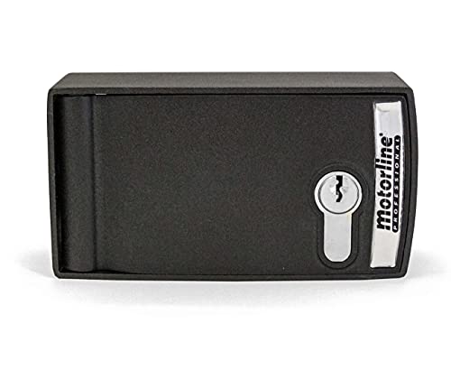 Caja de seguridad blindada para desbloqueo y activación externa del motor enrollable de persianas metálicas comerciales, puertas de garaje y parking Motorline CSV200