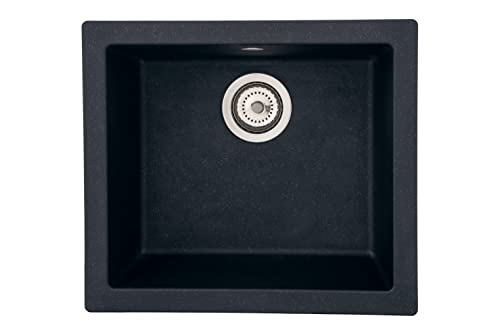 Fregadero Respekta Alineo100, negro, 50 cm