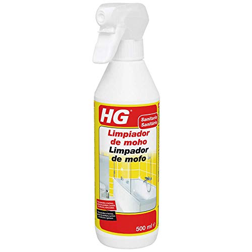 HG Limpiador de moho para paredes, azulejos, juntas de silicona para ducha, cocina y baño entre otros (500 ml) - 186050130
