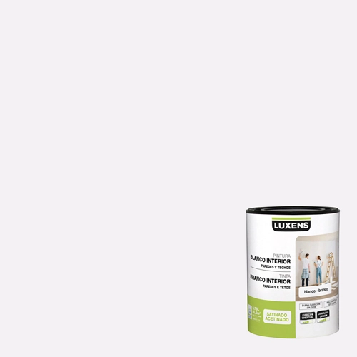 Pintura interior Luxens blanco satinado 0,75l