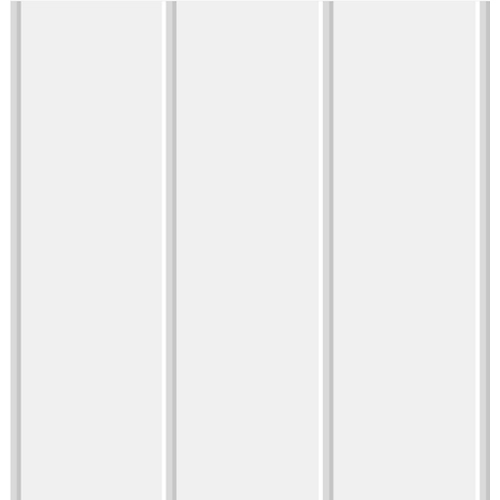 Revestimiento de pared de mdf friso blanco