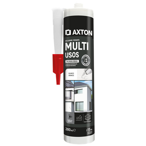 Axton multifuncional silicona 280 ml blanco