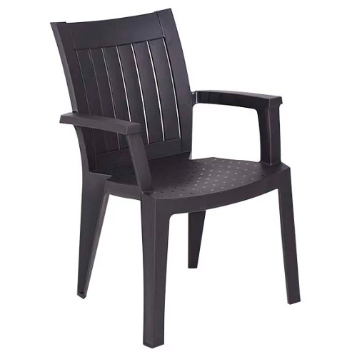 Silla exterior resina gris pacifico